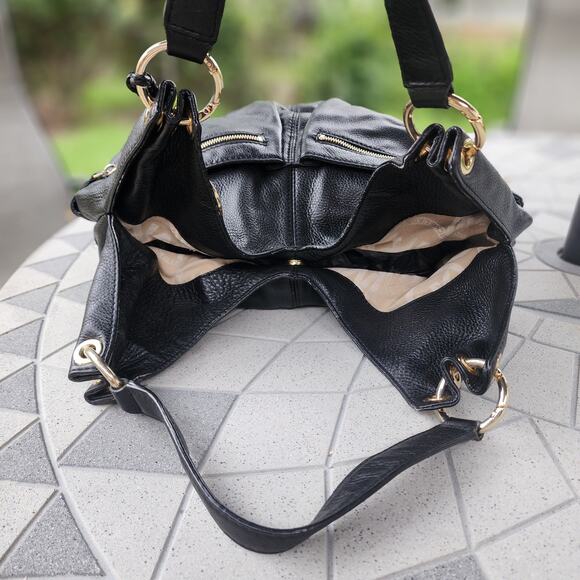 Michael Kors Layton Pebbled Leather Large Hobo Bag - Picture 6 of 12